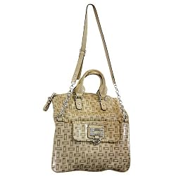 Women's Naomi Stone Signature Printed Synthetic Leather Tote by Guess