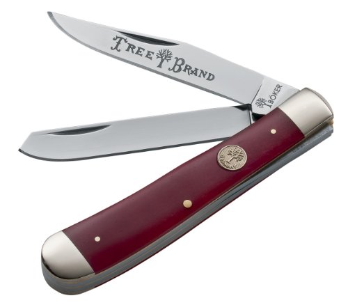 Boker Ts Trapper Pocket Knife (Red)