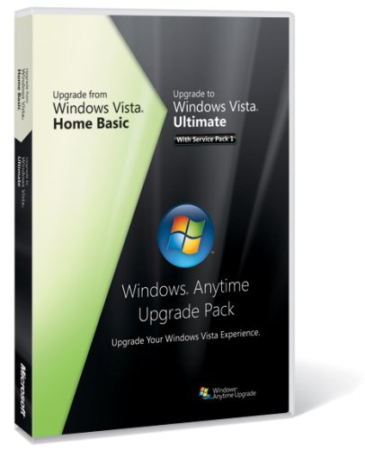Microsoft Windows Anytime Upgrade Pack Home Basic to Ultimate UPG DVD English SP1