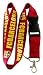 Barcelona Red Lanyard Key Chain Holder