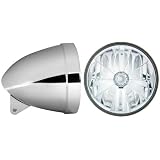 Adjure HB71010-7 7 Ventura Highway Smooth Chrome Combo Motorcycle Headlight Bucket... by Adjure