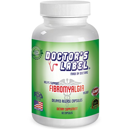 Best Rated Natural Fibro Relief Supplement - Doctor's Label, Helps to Support Your Muscle, Bone, Joint and Mood.