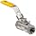 Merit Brass Stainless Steel 316 Ball Valve, Unibody, Lever, NPT Female