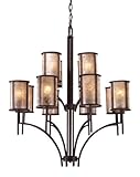 IMAGE OF ELK Lighting 15036/8+4 12 Light Barringer Chandelier, Aged Bronze