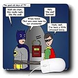 Rich Diesslins Funny General Cartoons - Lame Lines and the Classic Batman TV Show - Mouse Pads