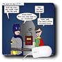 Rich Diesslins Funny General Cartoons - Lame Lines and the Classic Batman TV Show - Mouse Pads