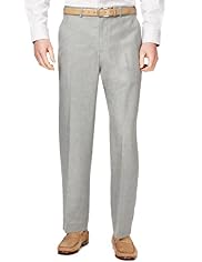 Collezione Luxury Active Waistband Easycare Trousers with Linen
