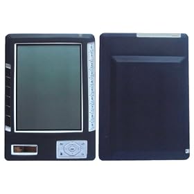Black Silicone Skin Case Cover for Ectaco Jetbook Lite Readers Ebook + Fishone Style Keychain by 