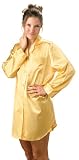 Soft Sensual Satiny Sleep Shirt / 83%Polyester 17% Cotton