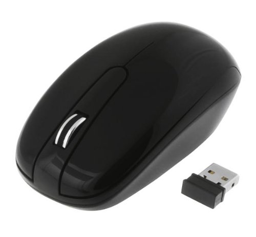 I.t. Works Mwo05 2.4ghz Cordless Black Optical Mouse - 1000dpi - Nano Usb Wireless Receiver - (aaa Batteries Included) Picture