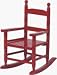 Jack-Post KN-10N Classic Child's Porch Rocker Natural Laquer Oak