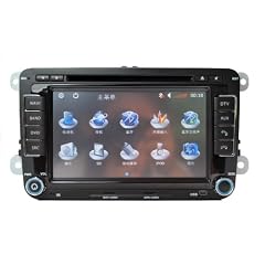 Pino-Suprise Weltweit Erste VW Volkswagen Caddy /EOS/Golf Plus/Golf V/Golf VI/Jetta/Passat/Passat CC/Scirocco/Tiguan/Touran /Polo/W T5 Transporter/W T5 Caravelle/W T5 Multivan(not Highline version) 7 Zoll digital touchscreen Speziell In-Dash All-in-One Navigationssystem mit DVD-Player-System-Unterst�tzung Bluetooth TV iPod FM / AM USB SD