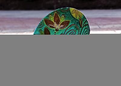 Woodland Botanical Glass Birdbath