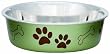 Loving Pets Metallic Bella Bowl Dog Bowl, Small, 1 Pint, Artichoke Loving Pets Metallic Bella Bowl Dog Bowl, Small, 1 Pint, Artichoke
