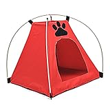 DINGANG Pet Kitten Cat Puppy Dog Mini Nylon Camp Tent Bed Play House
