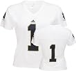 Notre Dame Fighting Irish Women's -No. 1- White Replica Football Jersey
