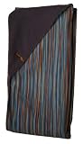 Outside Baby Boys Two Layer Fleece Blanket, Blue Stripe