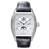 Girard-Perregaux Richeville Mens' Automatic Perpetual Calendar Watch Stainless Steel Silver Dial on... by Girard Perregaux