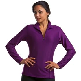 Snow Angel Women’s Doeskin Zip T Neck Top thumbnail