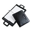 Franklin Covey 99383 Day planner deluxe starter set for 2009, sierra simulated leather binder, 8-1/2x11, black