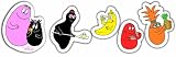 Vilac - 5826 - Jouet en bois - Coffret 20 Magnets Barbapapa