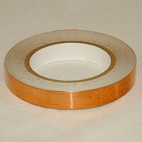 JVCC CFL-5CA Copper Foil Tape (Conductive Adhesive): 3/4 in. x 36 yds. (Copper)