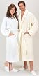 Turkishtowels Terry-Soft Shawl Bathrobe, 100% Combed Pure Turkish Cotton Terry Robe, Free Embroidery