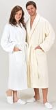 Turkishtowels Terry-Soft Shawl Bathrobe, 100% Combed Pure Turkish Cotton Terry Robe, Free Embroidery
