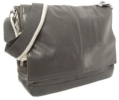 New Bags Messenger Bag Umh&auml;ngetasche Kunstleder schwarz