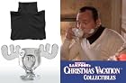 Cousin Eddie Combo: Christmas Vacation Glass Moose Mug and Black Dickie