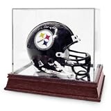 Football Mini Helmet Glass Deluxe Display Case