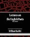 Lectures on the English Poets