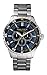 Nautica Men's N15017G NCS 600 Silver Stainless Steel Bracelet and Case with Blue Dial Watch
