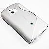 ���������I EMOBILE Sony Ericsson mini S51SE Wave Design TPU Case, Clear White �E�F�[�u�E�f�U�C�� �\�t�g�P�[�X, �N���A�[�z���C�g ST15I-WTPU-02