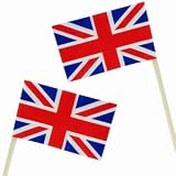 Union Jack Flag Cocktail Sticks - 50 Pack - Ideal For Parties BBq's Queens Jubilee