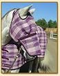 The NEW Bug Eye Fly Mask with Nose no ears and webbing trim