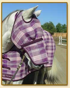 The NEW Bug Eye Fly Mask with Nose no ears and webbing trim