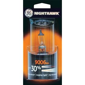 GE Nighthawk 9006NH/BP Automotive Replacement Bulbs, Pack of 1