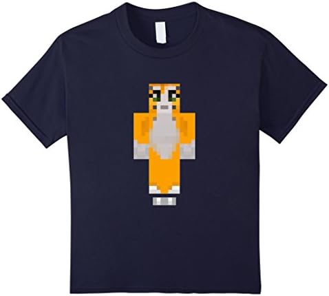 Kids Funny T-Shirt: STAM-PY CATS 10 Navy