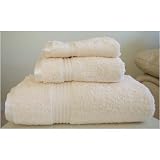 Egyptian Cotton 6 Piece Towel Set CREAM BY MARRIKAS