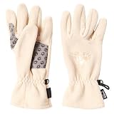 Jack Wolfskin - Fleecehandschuhe Tri Paw Grip Glove, Ecru, Gr. m