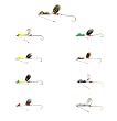 ERIE DEARIE LURE CO. (10103) Spinner Baits & Spinners 3/8 OZ RED WHITE