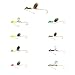 Erie Dearie Original Lures Color: Red & White; Weight: 3/8 ounce