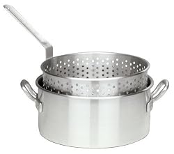 Bayou Classic 1201 10-Quart Aluminum Fry Pot (No Lid)