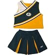 Green Bay Packers Girls (4-6X) Two-Piece Cheerleader Outfit