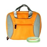 Amazon Kindle DX 2-Tone Tag Series Carrying Case ( Orange - Silver ) + Vangoddy tm, Live*Laugh*Love wrist band!!!