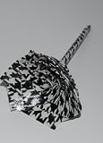 Decorative Flower Pen - Office Gift Idea - Duct Tape Rose Pen - Duct Tape Flower - Black and White Pattern