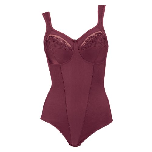 Anita Comfort Damen Body 3448 Entlastungs-Korselett Safina Gr. 95C Rot (bordeaux 529) Preisvergleich