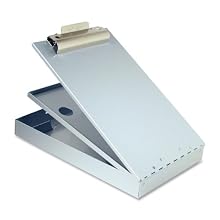Saunders Recycled Aluminum Cruiser-Mate Storage Clipboard with Dual Tray Storage, Letter Size, 8.5 x 12-Inches (21017)