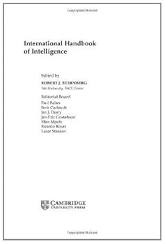 international handbook of intelligence - robert j. sternberg phd